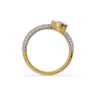 Draped in Gold - Pure Gold Lab Diamond Ring thumbnail 5