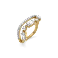 Draped in Marquise - Pure Gold Lab Diamond Ring thumbnail 4