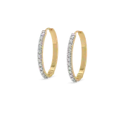 Drop & Go – Lab Diamond Modular Hoop thumbnail 1