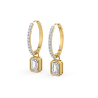 Drop & Go – Lab Diamond Modular Hoop thumbnail 2