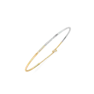 Dual Flow - Lab Diamond Bangle thumbnail 1