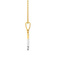Dual Flow - Lab Diamond Pendant thumbnail 4