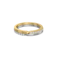 Dual Flow - Lab Diamond Stack Rings thumbnail 3