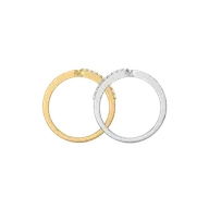 Dual Flow - Lab Diamond Stack Rings thumbnail 4