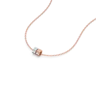 Duo Harmony - Lab Diamond Pendant Necklace thumbnail 1