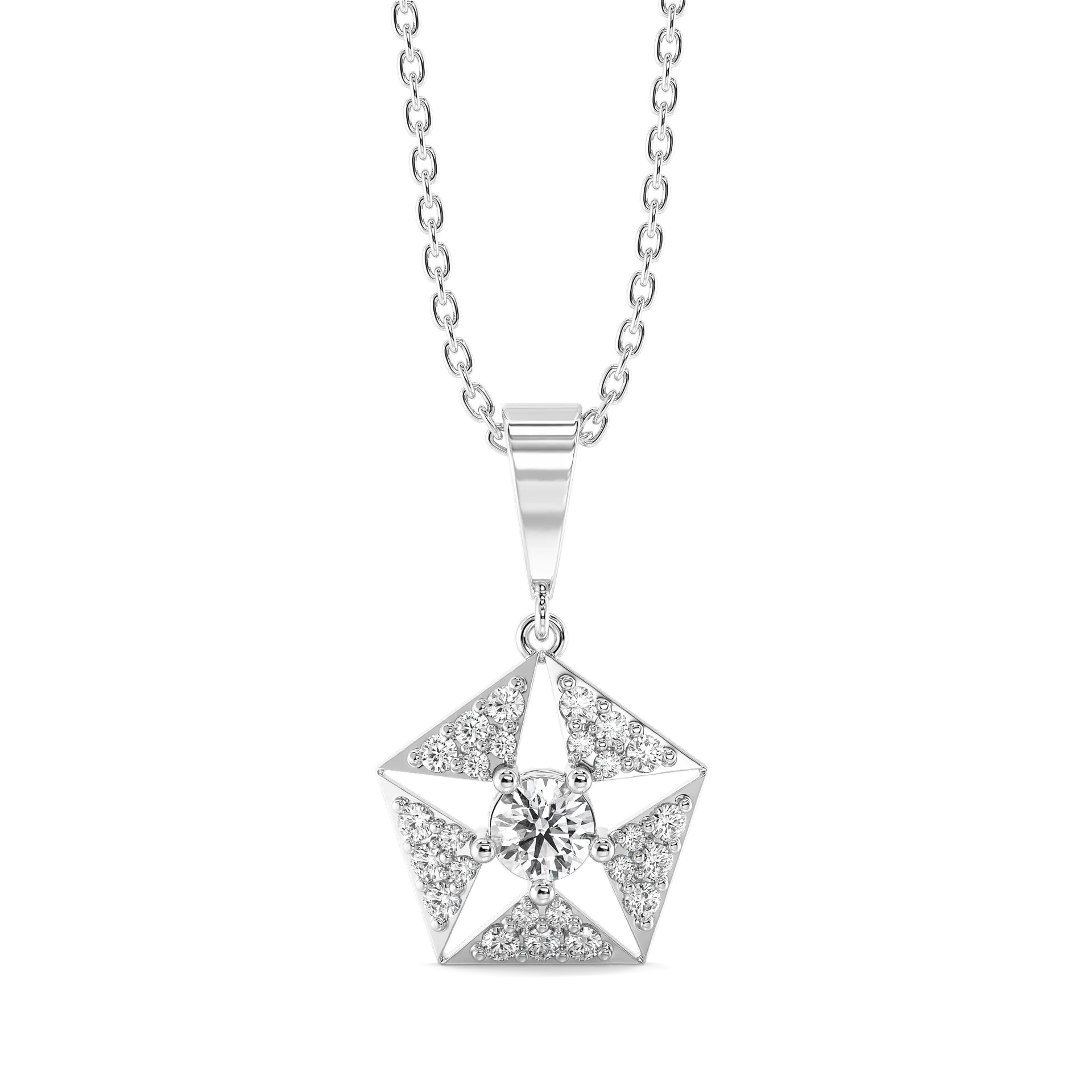 Echo of Light - Lab Diamond Pendant — image 1