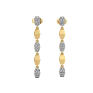 Edge of Glam - Lab Diamond Drop Earrings thumbnail 1