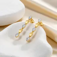 Edge of Glam - Lab Diamond Drop Earrings thumbnail 3