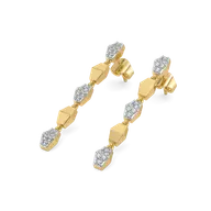 Edge of Glam - Lab Diamond Drop Earrings thumbnail 5