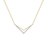Edgy Dazzle - Lab Diamond Necklace thumbnail 1