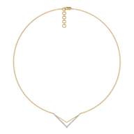 Edgy Dazzle - Lab Diamond Necklace thumbnail 5
