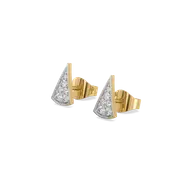 Edgy Elegance - Lab Diamond Stud Earrings thumbnail 1