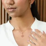 Elegance - Ruby Blossom Necklace thumbnail 6