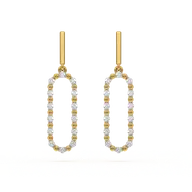 Elegant - Lab Diamond Drop Earrings thumbnail 1