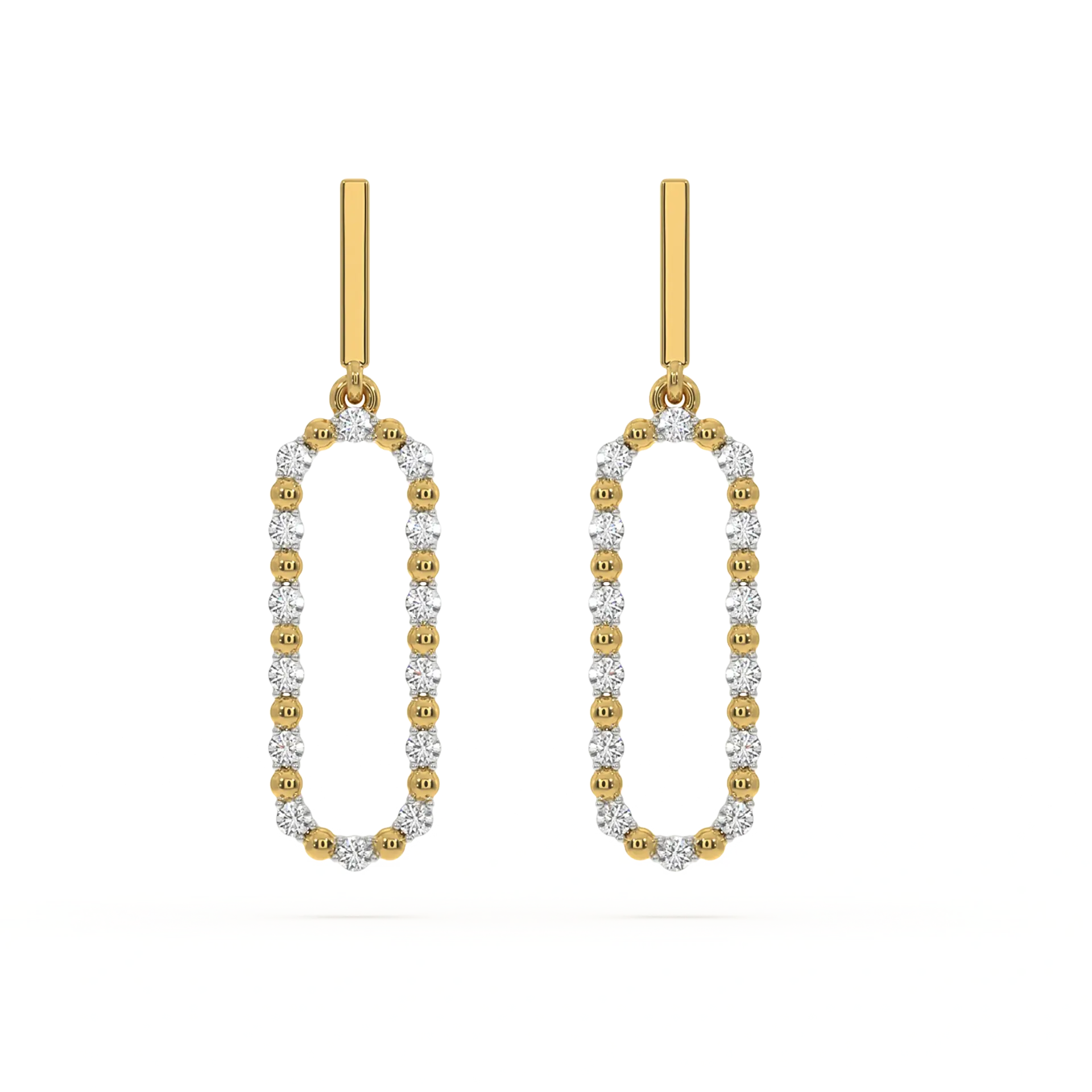 Elegant - Lab Diamond Drop Earrings — image 1