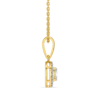 Empress Oval - Pure Gold Lab Diamond Pendant thumbnail 3