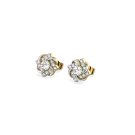 Encased Solitaire - Lab Diamond Earrings thumbnail 1