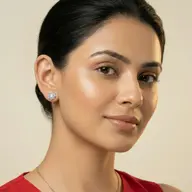 Encased Solitaire - Lab Diamond Earrings thumbnail 4