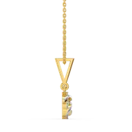 Encased Solitaire - Lab Diamond Pendant thumbnail 5