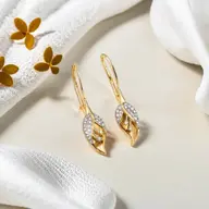 Enchanted Bud - Lab diamond Drop Earrings thumbnail 1