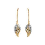 Enchanted Bud - Lab diamond Drop Earrings thumbnail 2