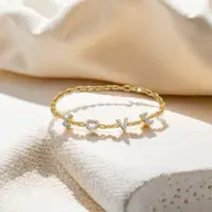 Endless Love Letter - Lab Diamond Charm Bracelet thumbnail 3