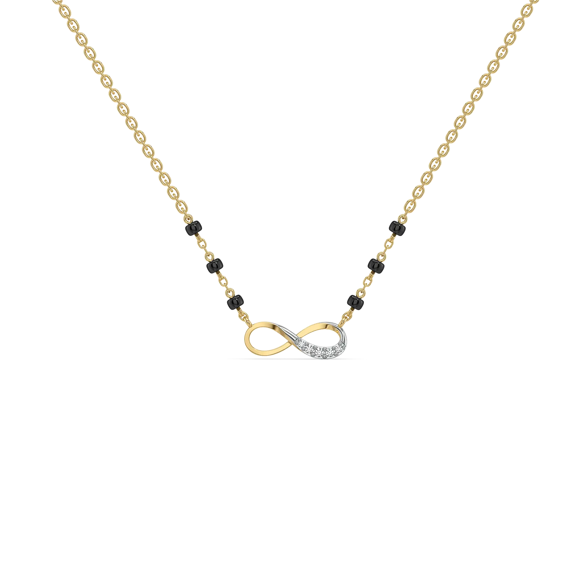 Endless Union - Lab Diamond Mangalsutra Necklace