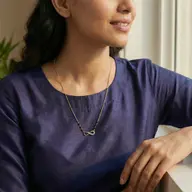 Endless Union - Lab Diamond Mangalsutra Necklace thumbnail 4