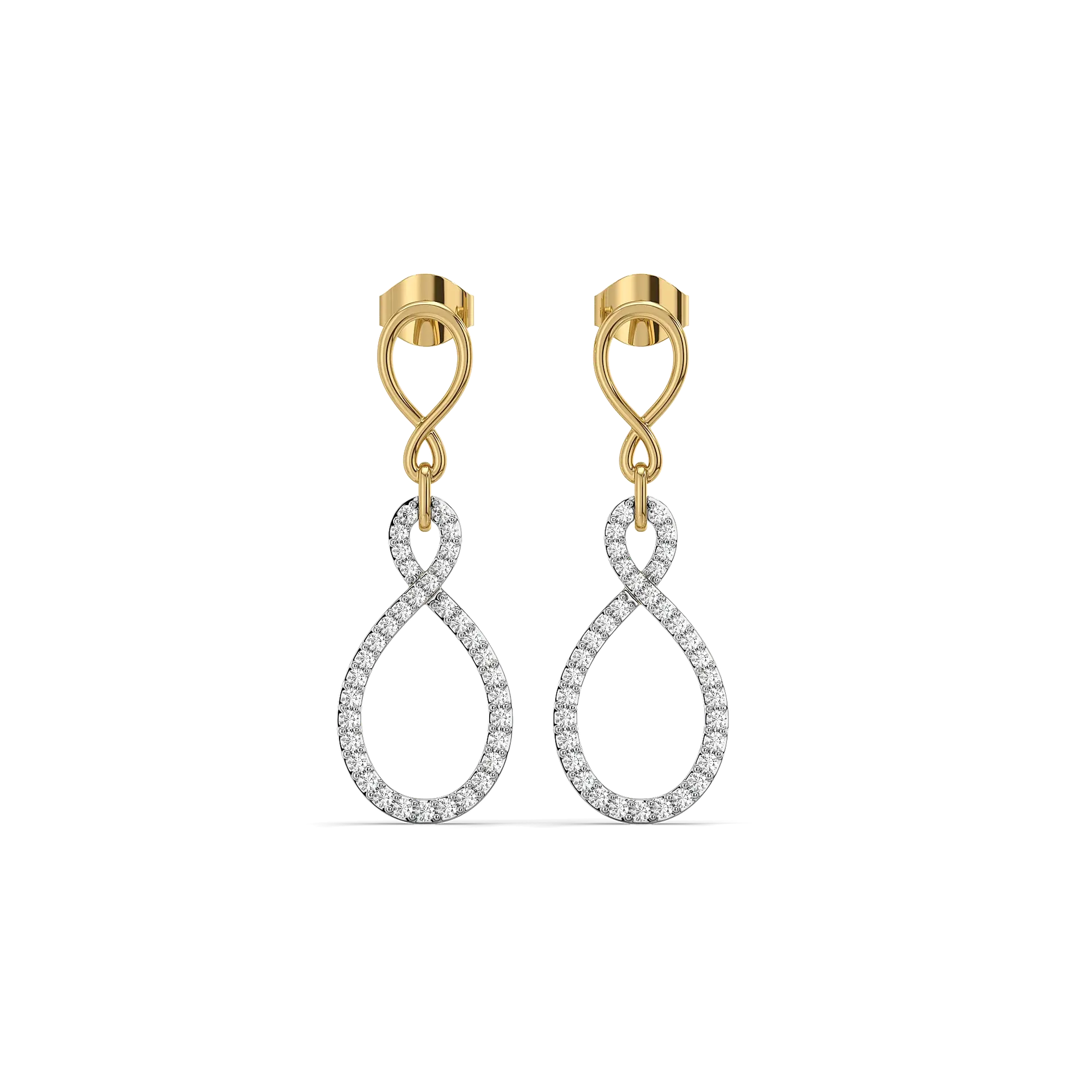 Endless You - Lab Diamond Drop Earrings
