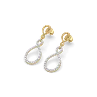 Endless You - Lab Diamond Drop Earrings thumbnail 3