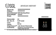 Endless You - Lab Diamond Drop Earrings thumbnail 6
