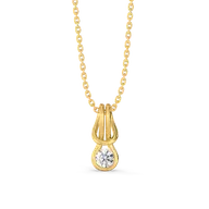 Eterna Curve - Lab Diamond Pendant thumbnail 1