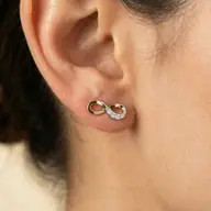 Eternal Infinity - Lab Diamond Stud Earrings thumbnail 2