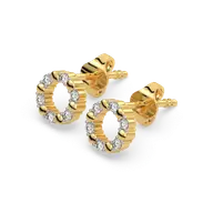 Eternal Orbit - Lab Diamond Studs Earrings thumbnail 1