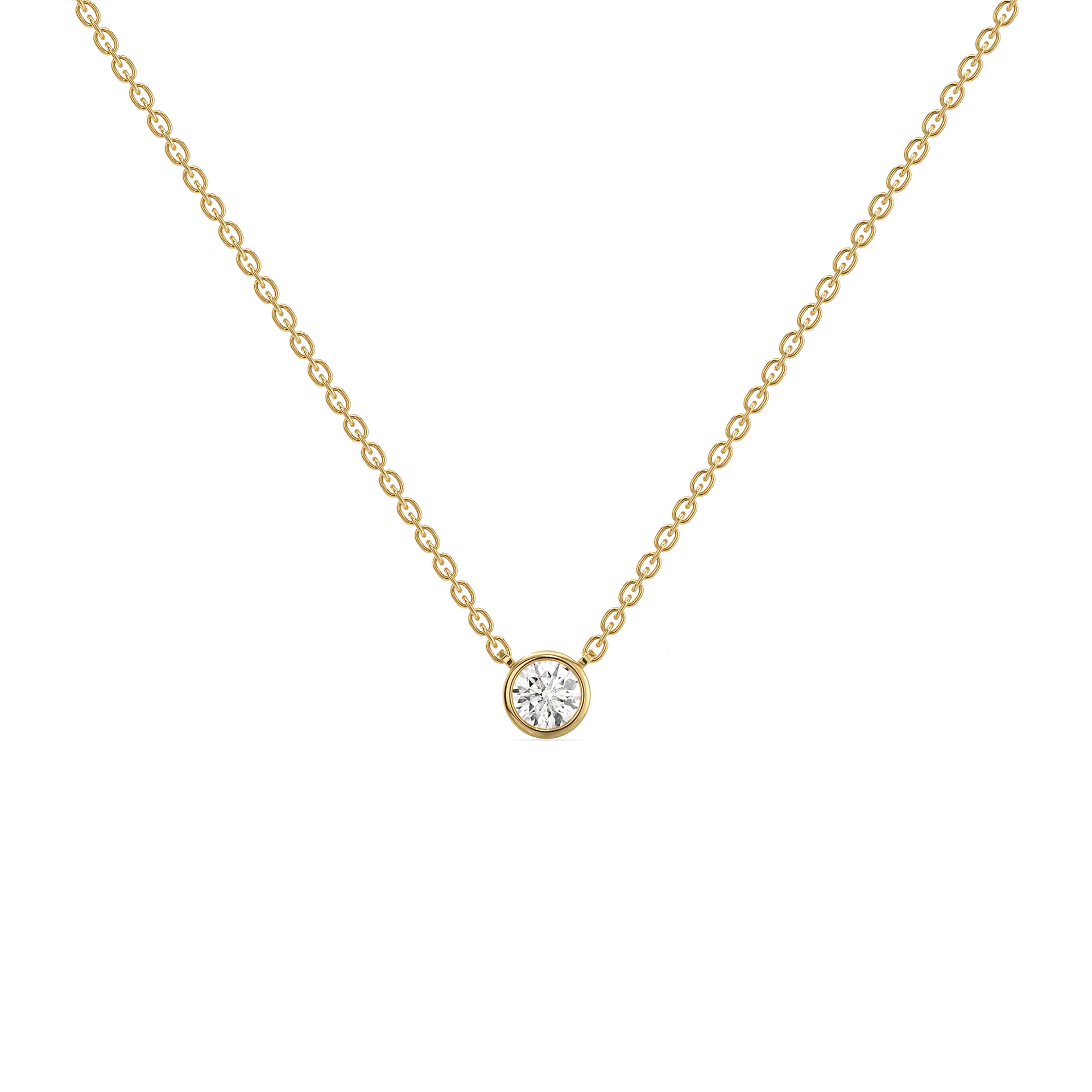 Eternal Shine - Lab Diamond Solitaire Pendant Necklace — image 1