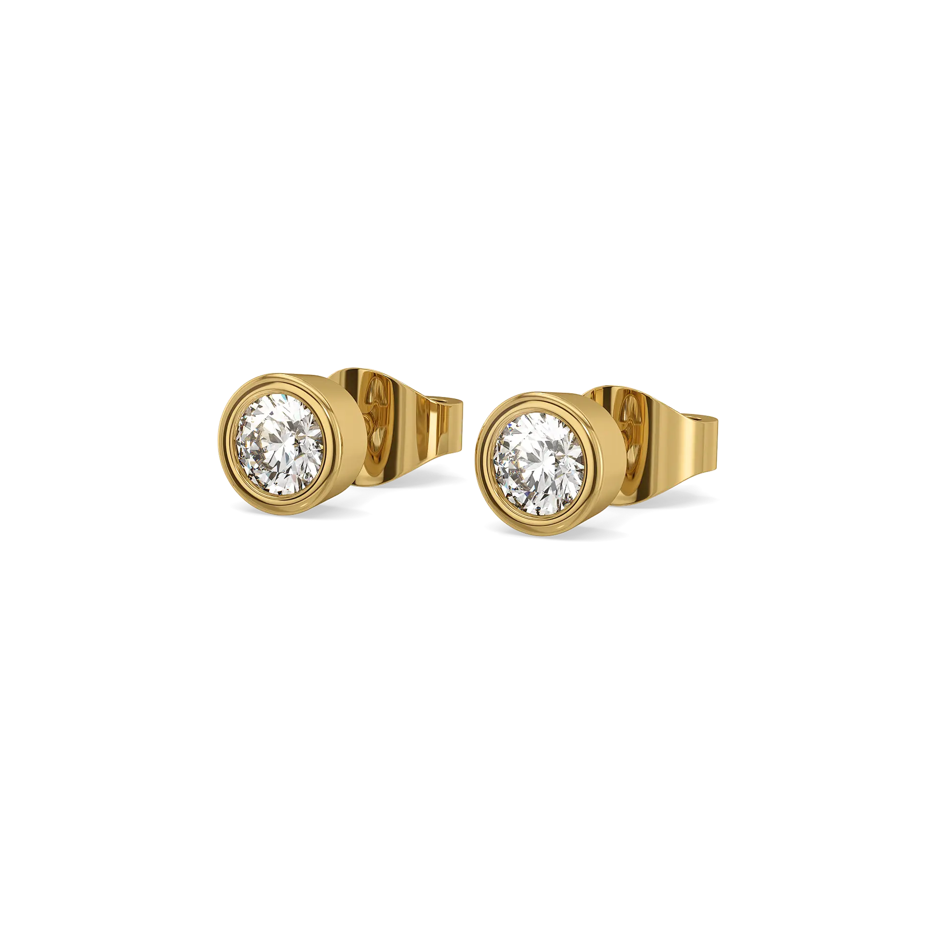 Eternal Shine - Lab Diamond Solitaire Stud Earrings — image 1