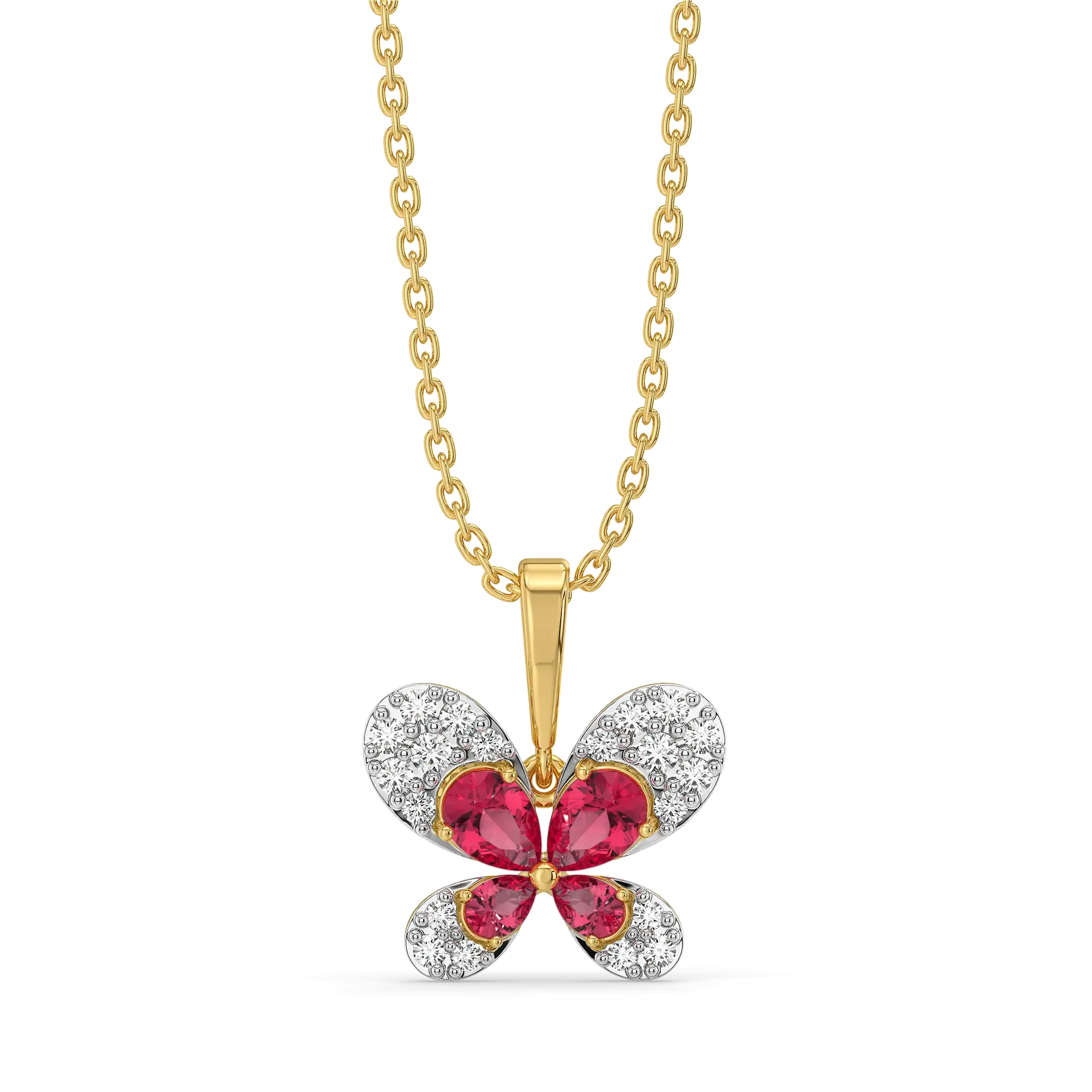 Everfly - Lab Diamond Ruby Pendant
