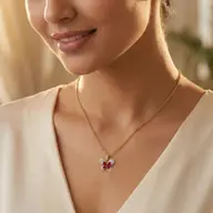 Everfly - Lab Diamond Ruby Pendant thumbnail 4