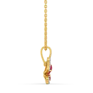 Everfly - Lab Diamond Ruby Pendant thumbnail 5