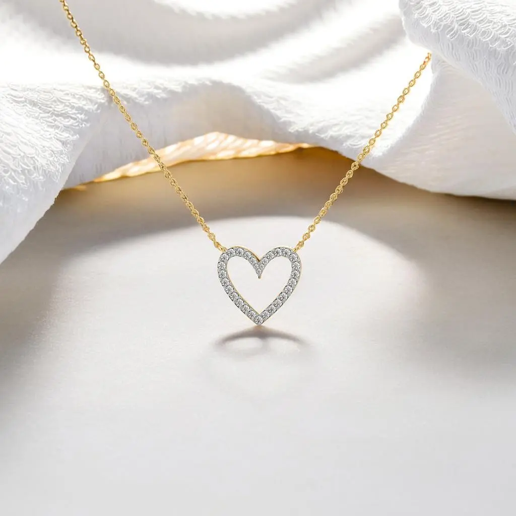 Everlasting Heart - Lab Diamond Necklace — image 1
