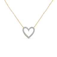 Everlasting Heart - Lab Diamond Necklace thumbnail 3