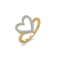 Everlasting Journey - Lab Diamond Heart Ring thumbnail 2