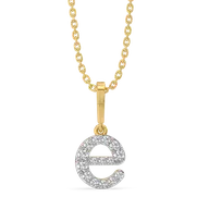 Evermore E - Lab Diamond Alphabet Pendant thumbnail 1