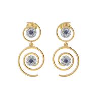Evil Eye Elixir - Lab Diamond Drop Earrings thumbnail 1