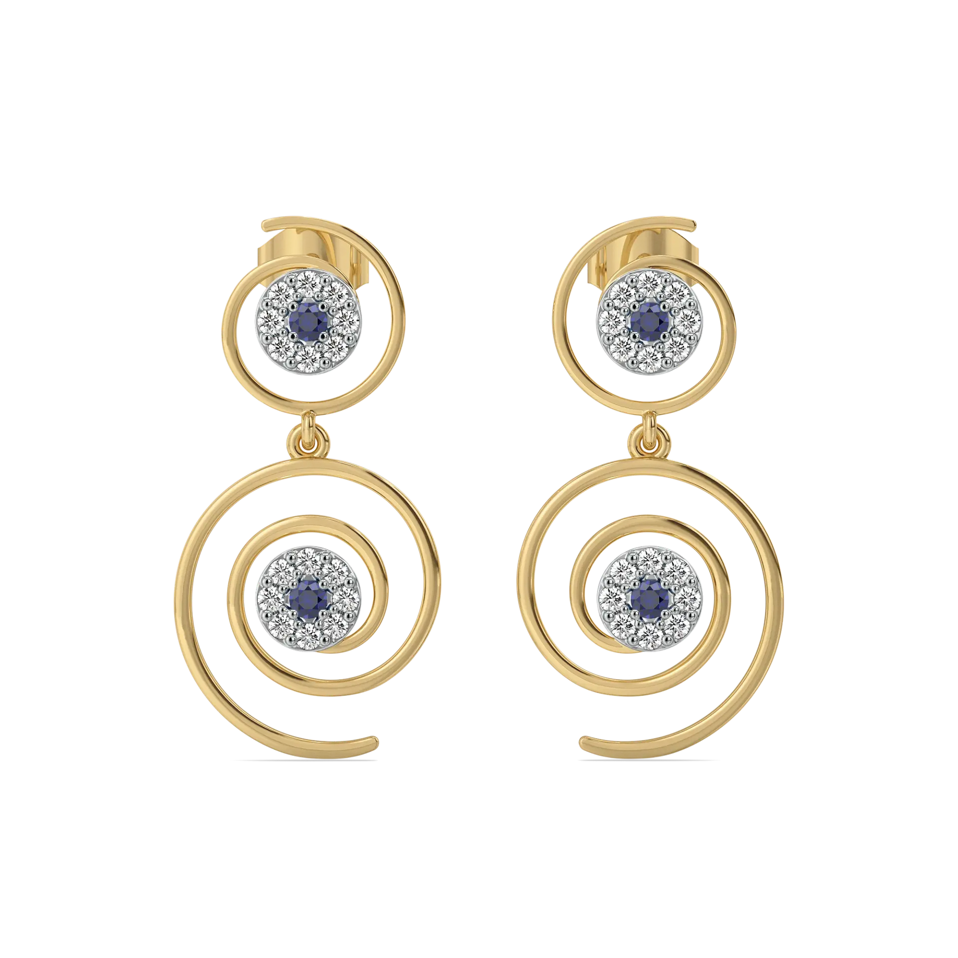 Evil Eye Elixir - Lab Diamond Drop Earrings — image 1