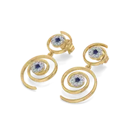 Evil Eye Elixir - Lab Diamond Drop Earrings thumbnail 4