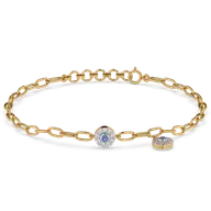 Evil Eye - Lab Diamond Charm Bracelet thumbnail 2