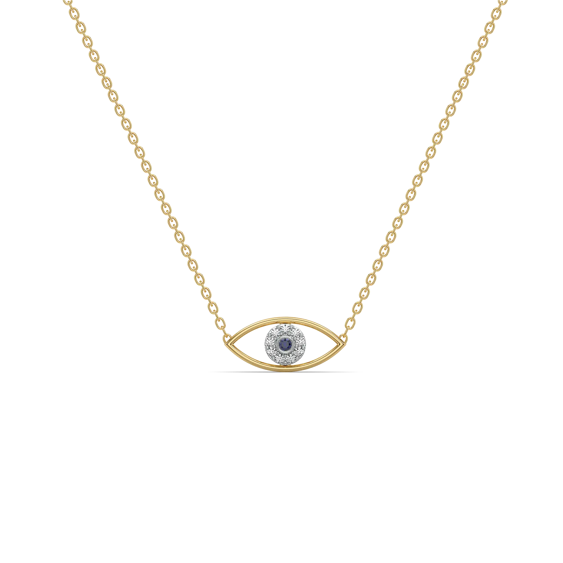 Evil Eye - Lab Diamond Necklace — image 1