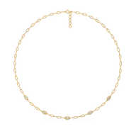 Facet Medley - Pure Gold Lab Diamond Necklace thumbnail 4