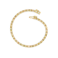 Facet Medley - Pure Gold Lab Diamond Solitaire Bracelet thumbnail 2